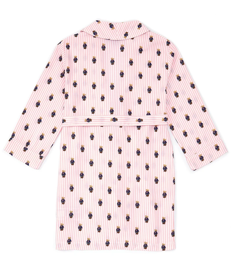 Polo Ralph Lauren Big Kids Allover Polo Bear Terry Robe