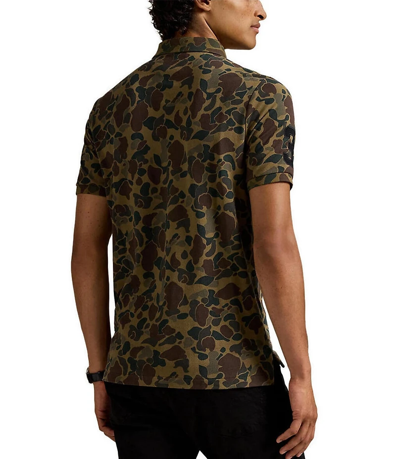 Polo Ralph Lauren Big Pony Camo-Print Mesh Short Sleeve Polo Shirt