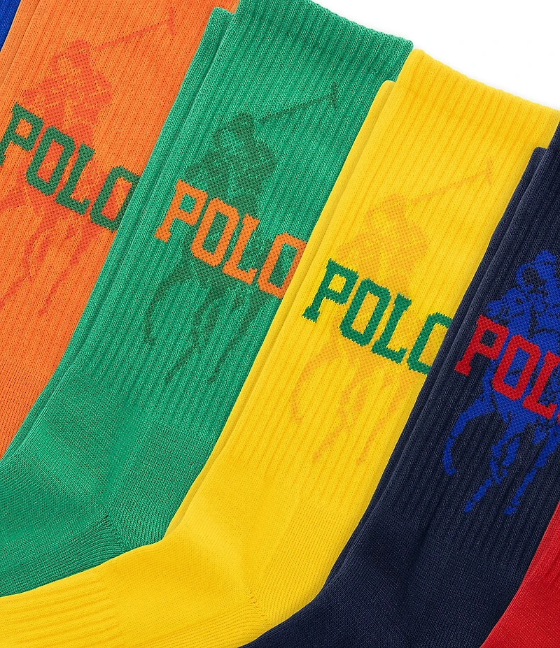 Polo Ralph Lauren Big Pony Crew Socks 6-Pack
