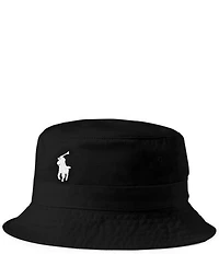 Polo Ralph Lauren Black Chino Bucket Hat