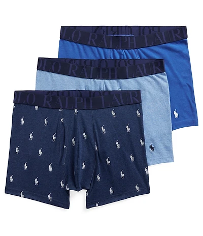 Polo Ralph Lauren Blue Boxer Briefs 3-Pack