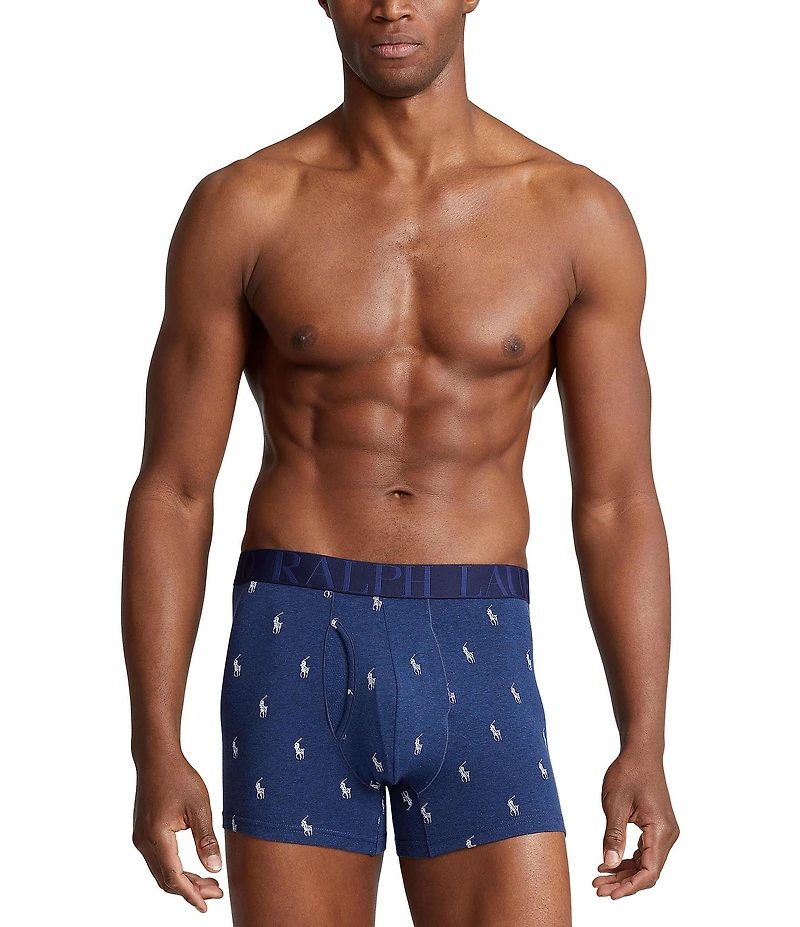 Polo Ralph Lauren Blue Boxer Briefs 3-Pack