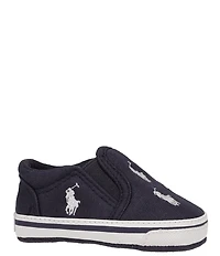 Polo Ralph Lauren Boys' Bal Harbour II Logo Sneaker Crib Shoes (Infant)