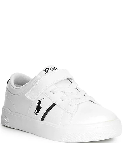 Polo Ralph Lauren Boys' Frazier Leather Hook-and-Loop Sneakers (Youth)