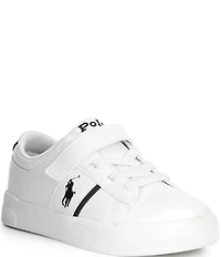 Polo Ralph Lauren Boys' Frazier Leather Hook-and-Loop Sneakers (Youth)