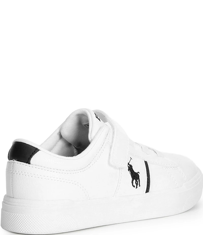 Polo Ralph Lauren Boys' Frazier Leather Hook-and-Loop Sneakers (Youth)