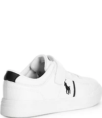 Polo Ralph Lauren Boys' Frazier Leather Hook-and-Loop Sneakers (Youth)