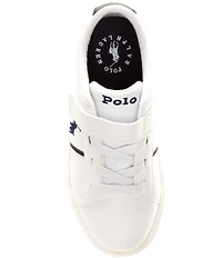 Polo Ralph Lauren Boys' Frazier Leather Hook-and-Loop Sneakers (Youth)