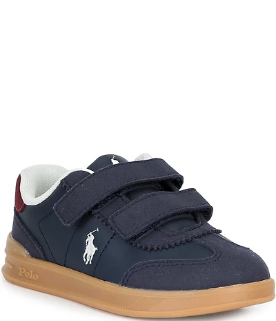 Polo Ralph Lauren Boys' Hollis EZ Colorblock Hook-and-Loop Sneakers (Toddler)