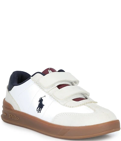 Polo Ralph Lauren Boys' Hollis EZ Colorblock Hook-and-Loop Sneakers (Toddler)