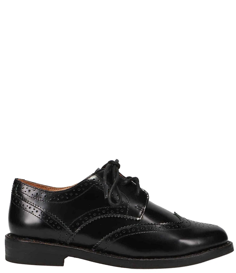 Polo Ralph Lauren Boys' Leather Wingtip Brogue Detail Oxfords (Youth)