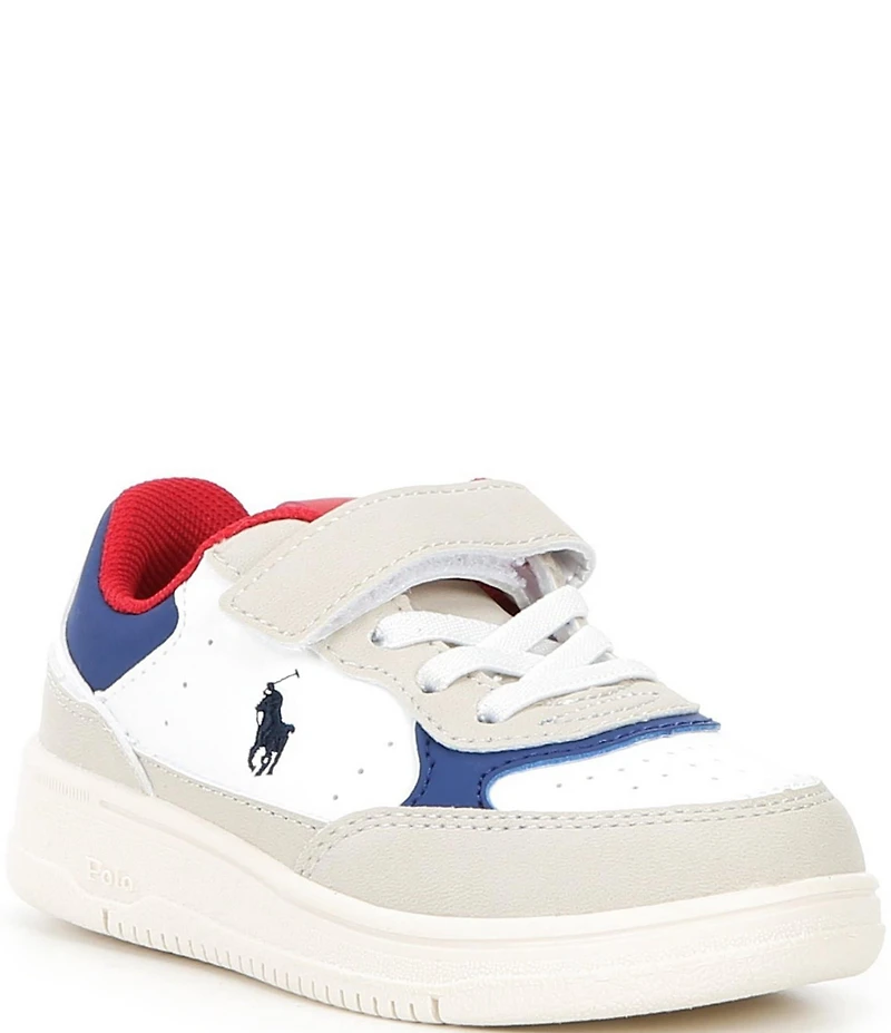 Polo Ralph Lauren Boy's Masters Court Hook-and-Loop Sneakers (Youth)