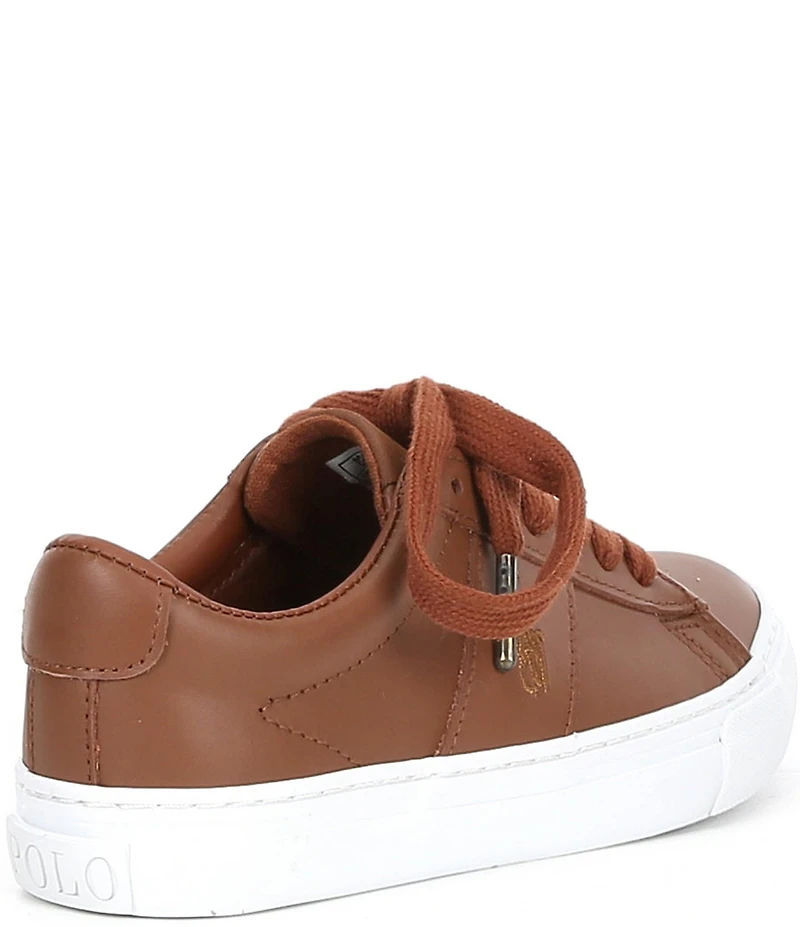 Polo Ralph Lauren Boys' Sayer Leather Lace Up Sneakers (Toddler)