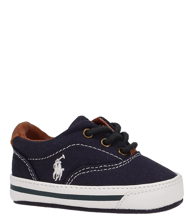 Polo Ralph Lauren Kids' Vaughn Canvas Sneaker Crib Shoes (Infant)