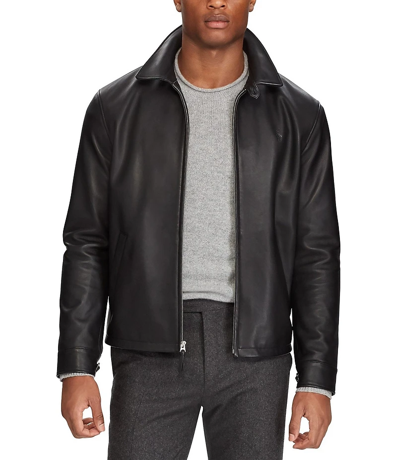 Polo Ralph Lauren Brown Leather Jacket