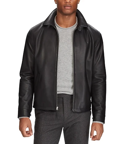 Polo Ralph Lauren Brown Leather Jacket