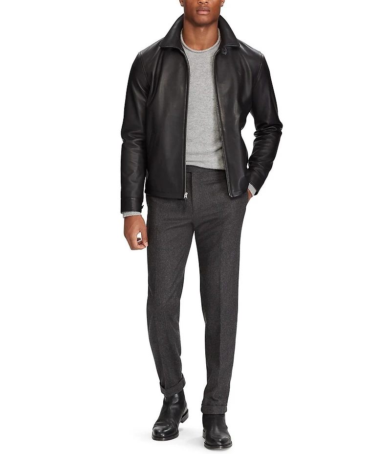 Polo Ralph Lauren Brown Leather Jacket