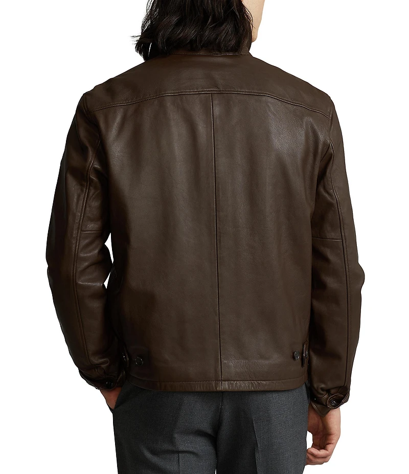 Polo Ralph Lauren Brown Leather Jacket