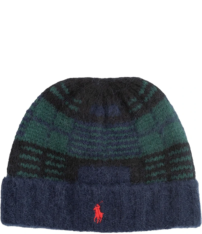 Polo Ralph Lauren Brushed Black Watch Beanie