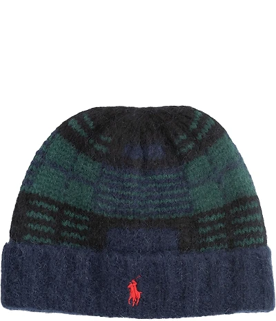 Polo Ralph Lauren Brushed Black Watch Beanie