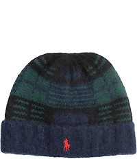 Polo Ralph Lauren Brushed Black Watch Beanie