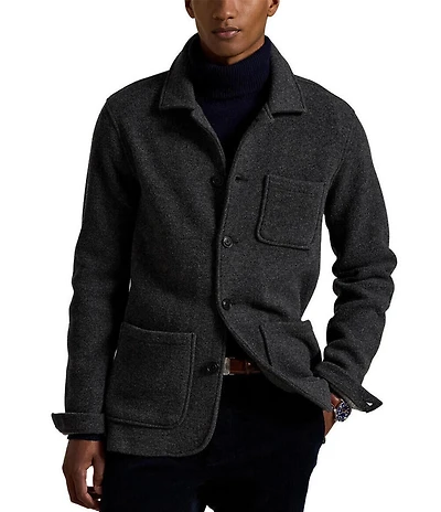 Polo Ralph Lauren Brushed Double-Knit Utility Jacket