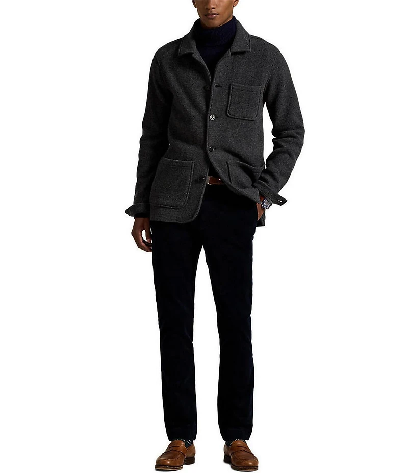 Polo Ralph Lauren Brushed Double-Knit Utility Jacket