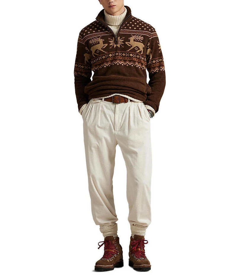 Polo Ralph Lauren Brushed Fleece Quarter-Zip Pullover