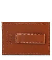 Polo Ralph Lauren Burnished Leather Card Case With Money Clip