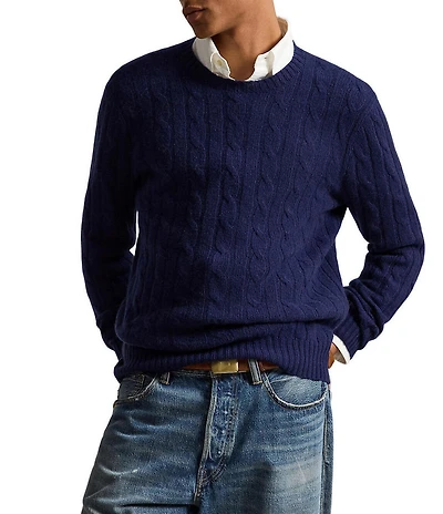 Polo Ralph Lauren Cable Knit Cashmere Sweater