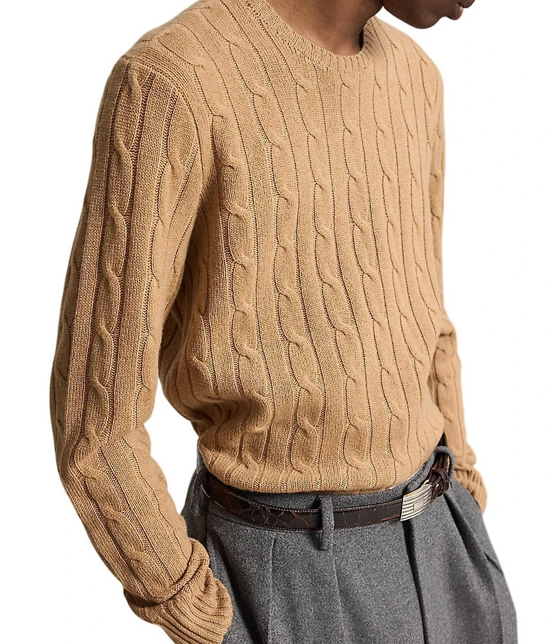 Polo Ralph Lauren Cable Knit Cashmere Sweater