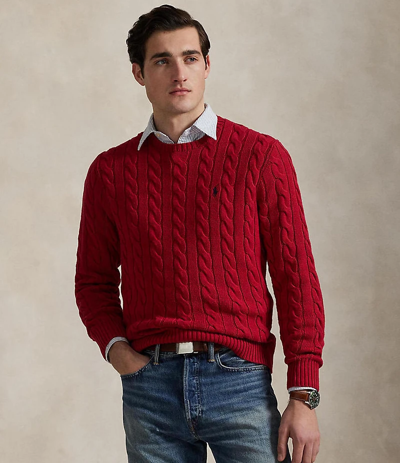 Polo Ralph Lauren Cable Knit Cotton Sweater