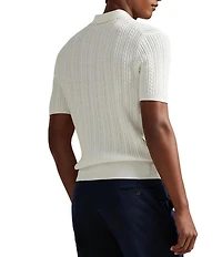 Polo Ralph Lauren Cable-Knit Short Sleeve Polo Sweater