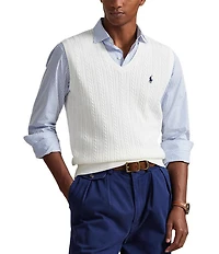 Polo Ralph Lauren Cable-Knit Sweater Vest