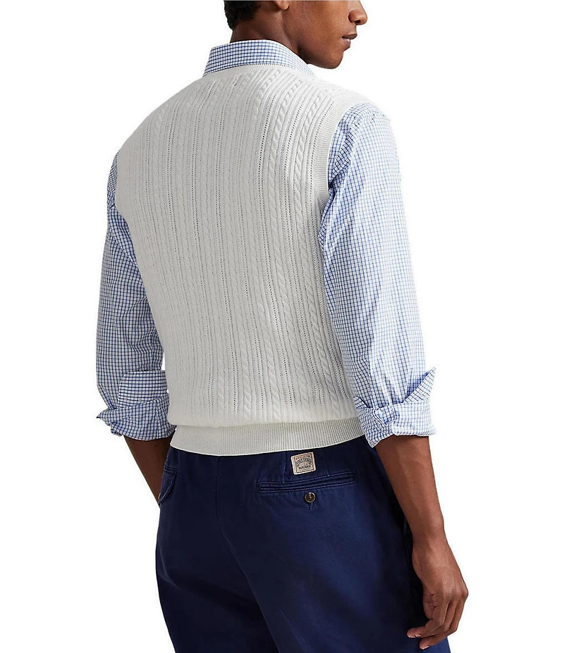 Polo Ralph Lauren Cable-Knit Sweater Vest