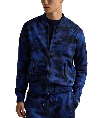 Polo Ralph Lauren Camo Double-Knit Bomber Jacket