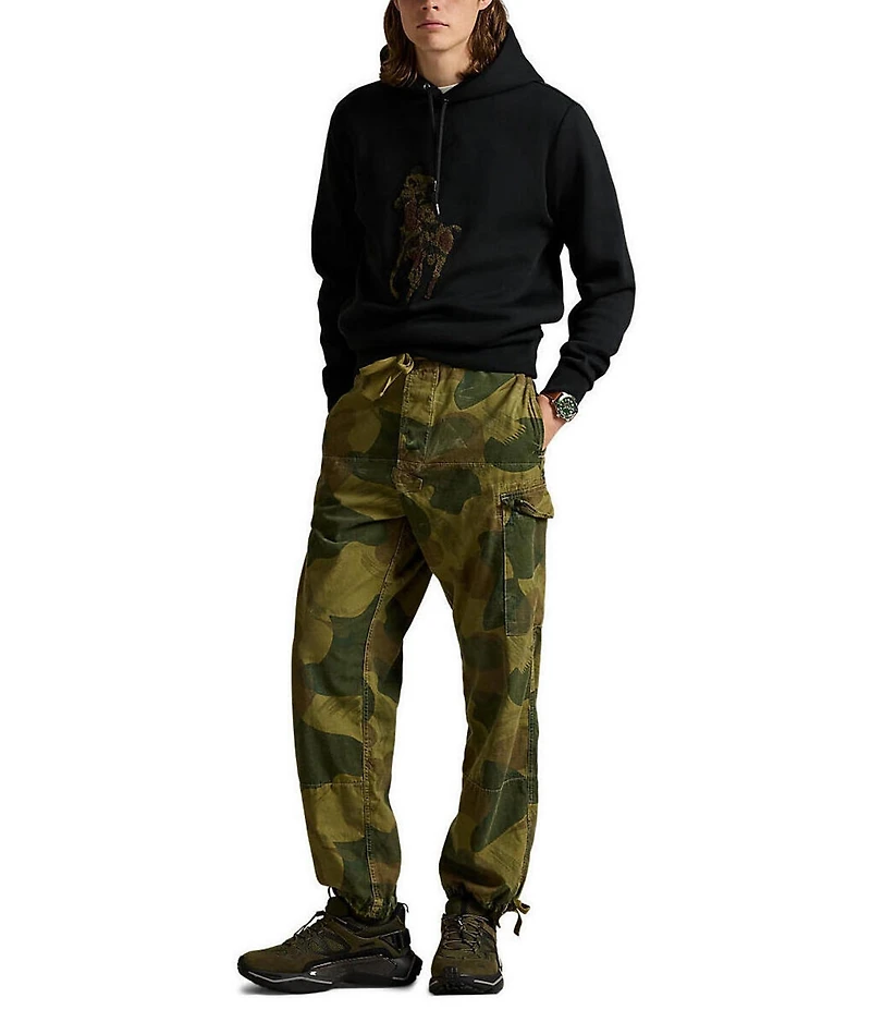 Polo Ralph Lauren Camouflage Big Pony Long Sleeve Double-Knit Hoodie