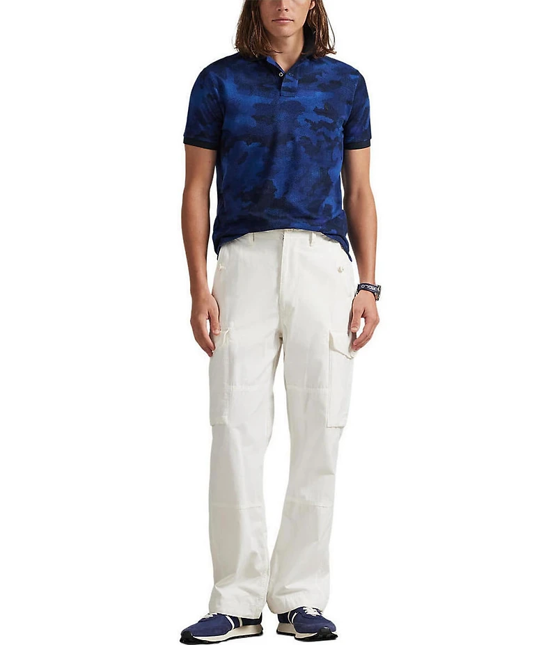 Polo Ralph Lauren Camouflage Mesh Short Sleeve Polo Shirt