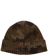 Polo Ralph Lauren Camouflage Printed Wool Blend Beanie