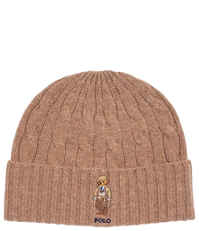 Polo Ralph Lauren Charles Bear Cable Knit Beanie