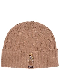 Polo Ralph Lauren Charles Bear Cable Knit Beanie
