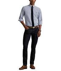 Polo Ralph Lauren Checked Classic Fit Performance Oxford Long Sleeve Woven Shirt