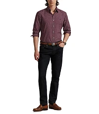 Polo Ralph Lauren Checked Classic Fit Performance Oxford Long Sleeve Woven Shirt