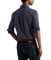 Polo Ralph Lauren Checked Classic Fit Performance Oxford Long Sleeve Woven Shirt