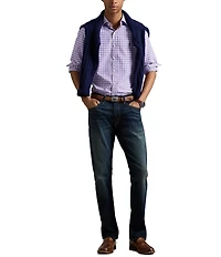 Polo Ralph Lauren Checked Classic Fit Performance Stretch Oxford Long Sleeve Woven Shirt