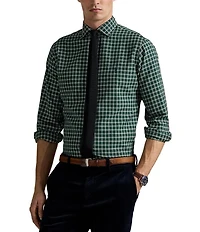 Polo Ralph Lauren Checked Classic Fit Performance Stretch Oxford Long Sleeve Woven Shirt