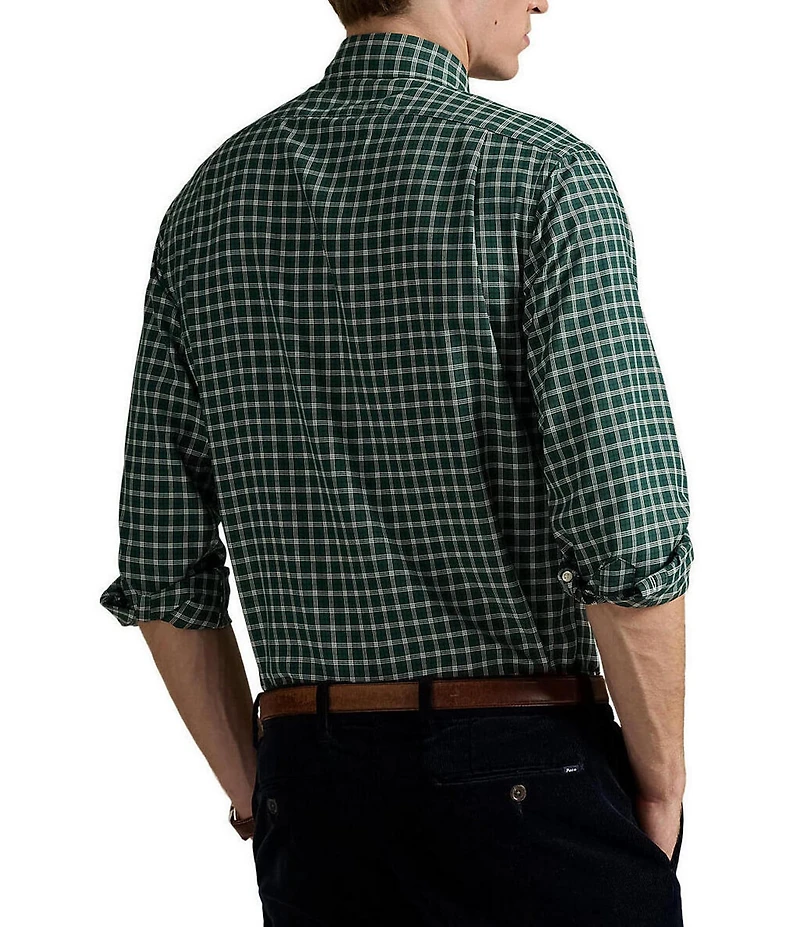 Polo Ralph Lauren Checked Classic Fit Performance Stretch Oxford Long Sleeve Woven Shirt