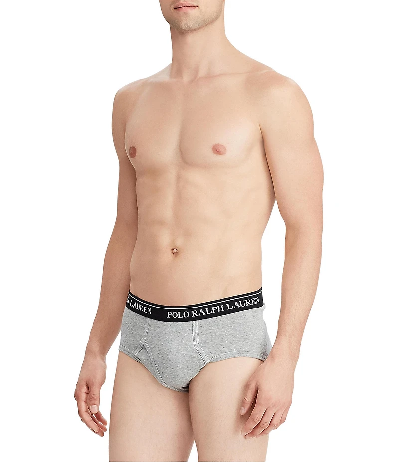 Polo Ralph Lauren Classic Cotton Mid-Rise Briefs 4-Pack