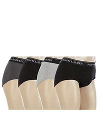 Polo Ralph Lauren Classic Cotton Mid-Rise Briefs 4-Pack