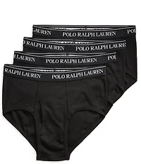 Polo Ralph Lauren Classic Cotton Mid-Rise Briefs 4-Pack